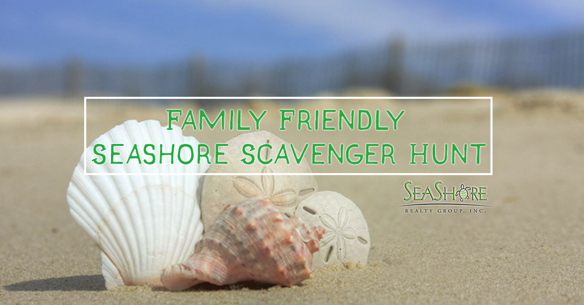 Seashore Scavenger Hunt Social Sharing Image